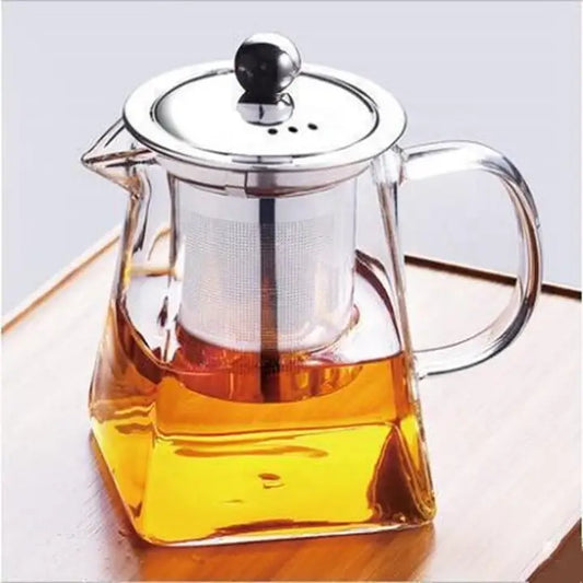 Premium Heat-Resistant Glass Teapot with Infuser 32oz