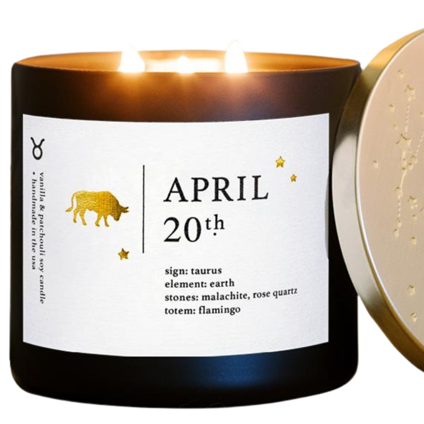 Mystical April Birthdate Zodiac Candles Guidance
