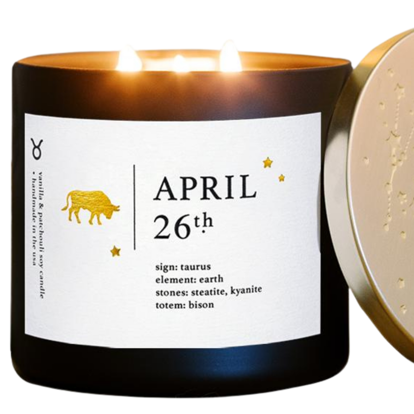 Mystical April Birthdate Zodiac Candles Guidance