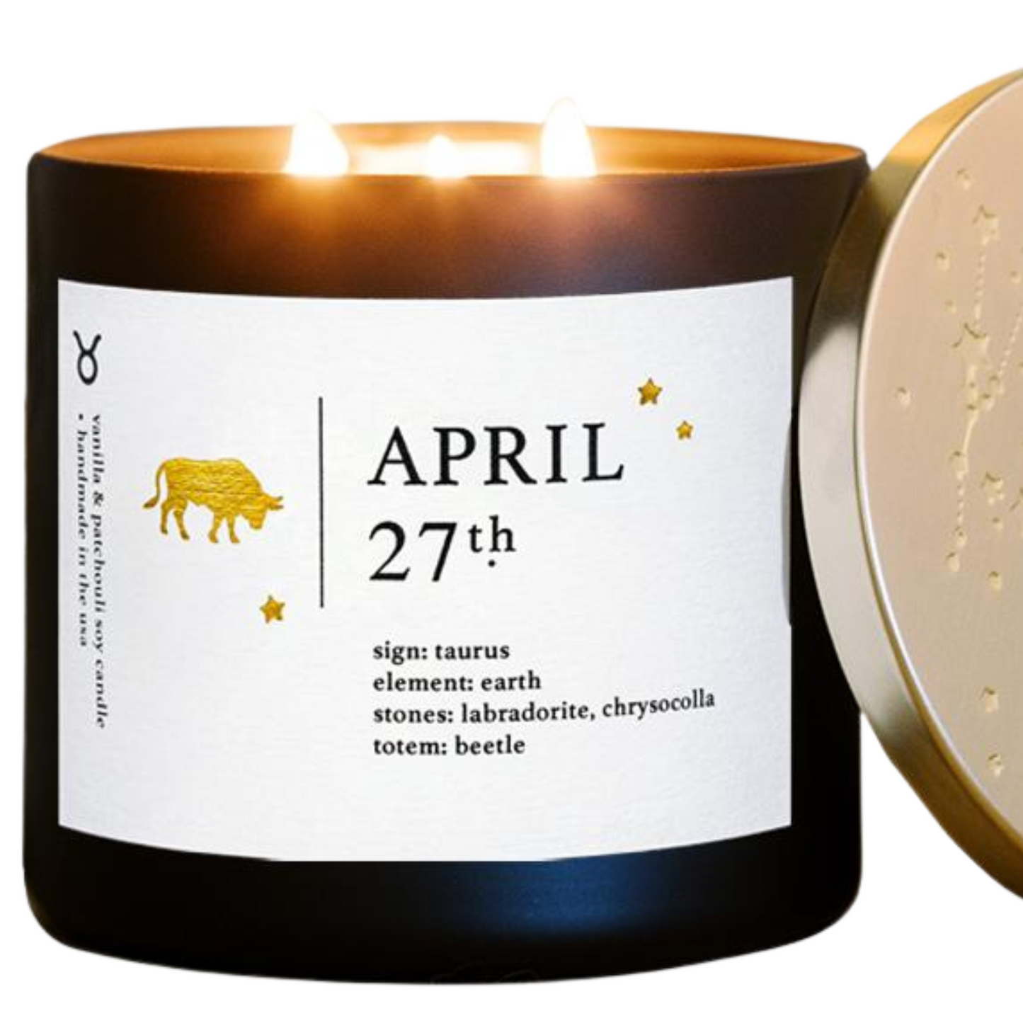 Mystical April Birthdate Zodiac Candles Guidance
