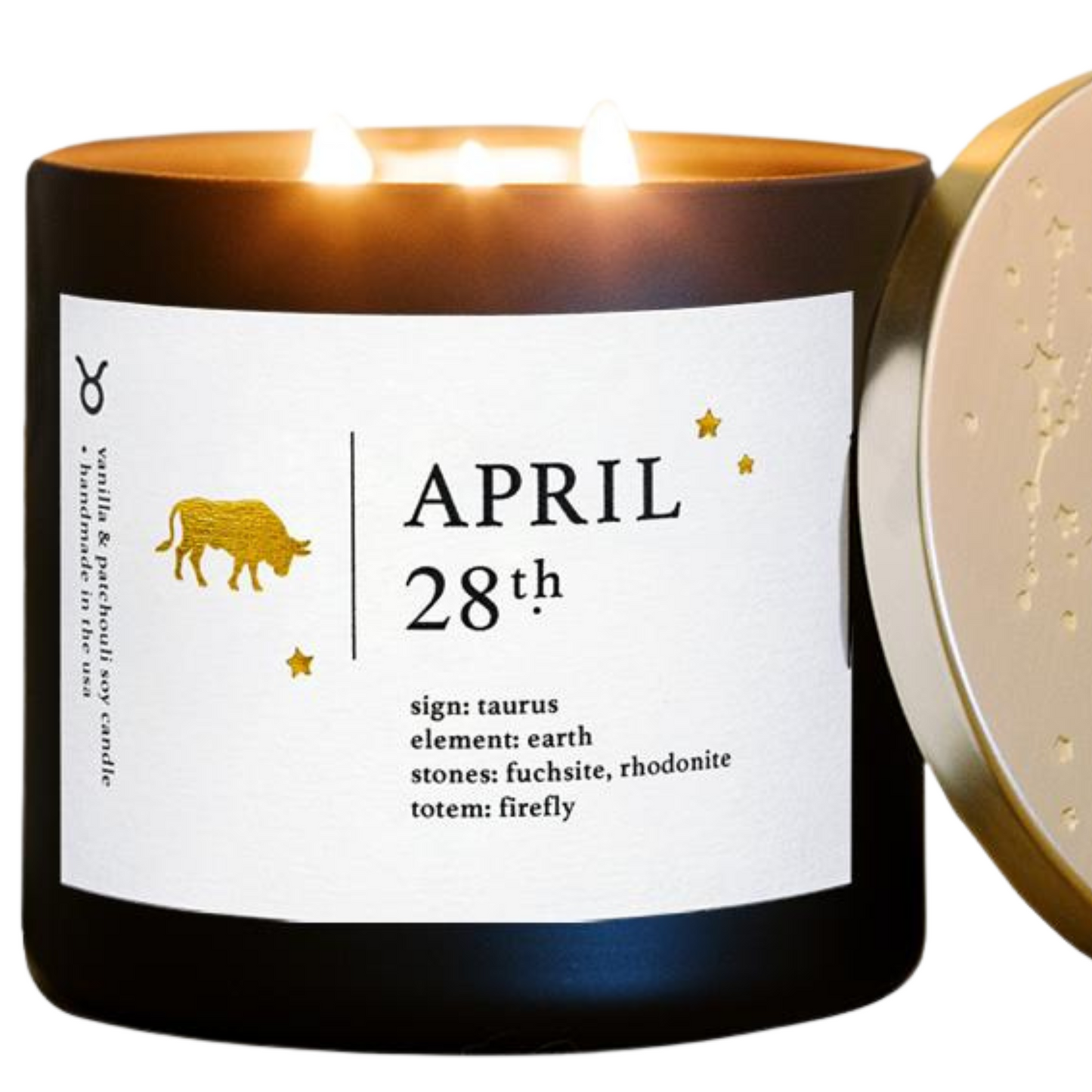 Mystical April Birthdate Zodiac Candles Guidance