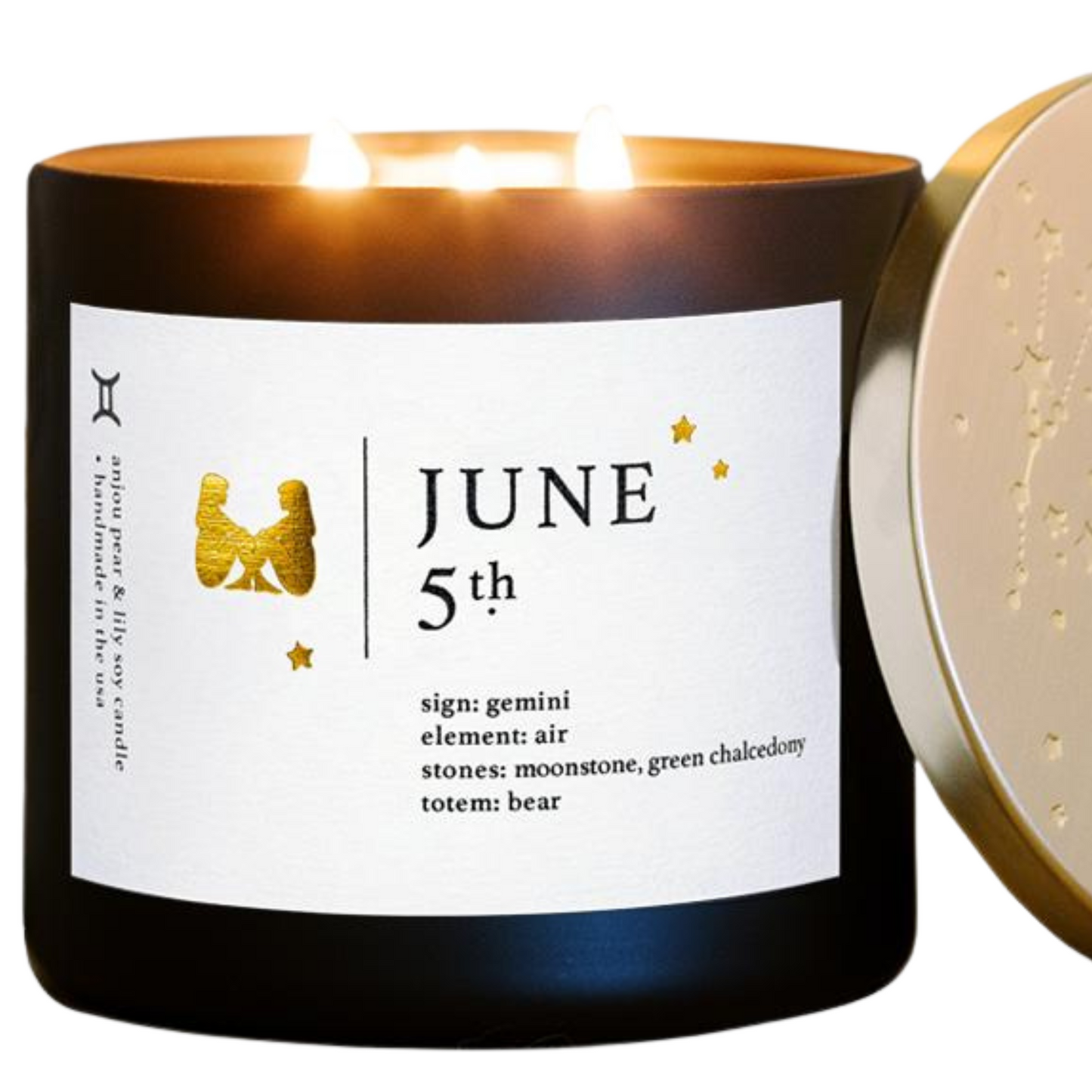 June Birthdate Zodiac Candles with Astrology Guidance