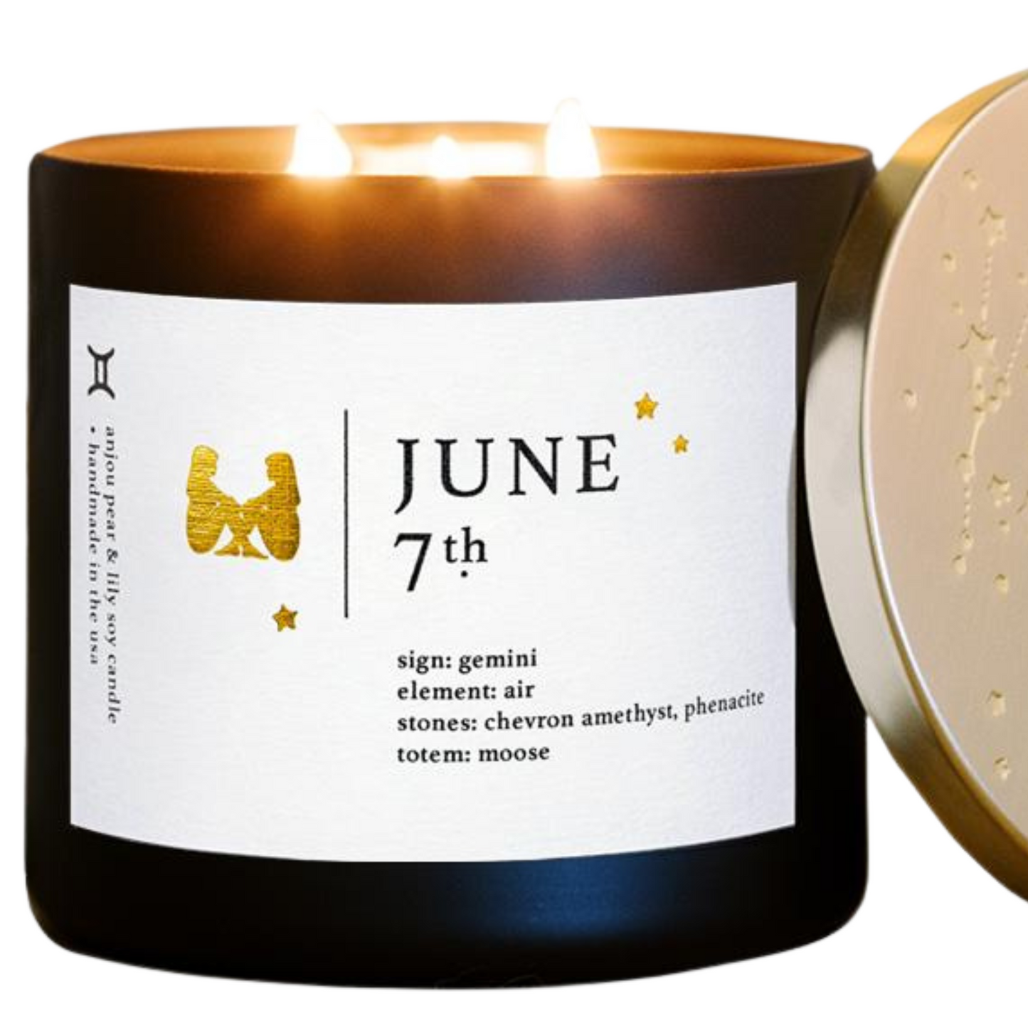 June Birthdate Zodiac Candles with Astrology Guidance