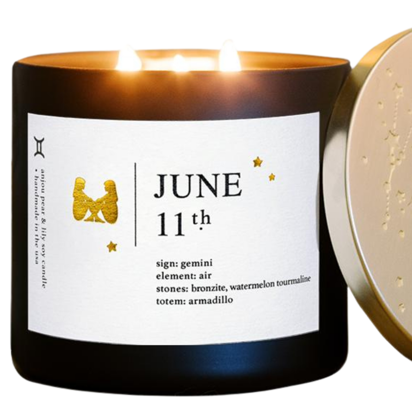 June Birthdate Zodiac Candles with Astrology Guidance