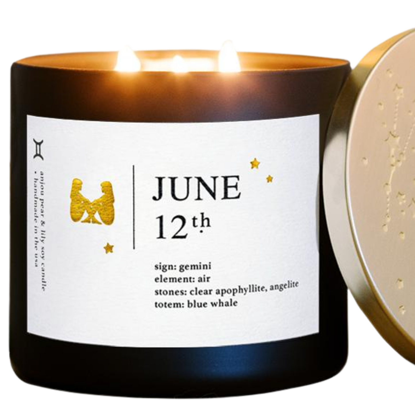 June Birthdate Zodiac Candles with Astrology Guidance