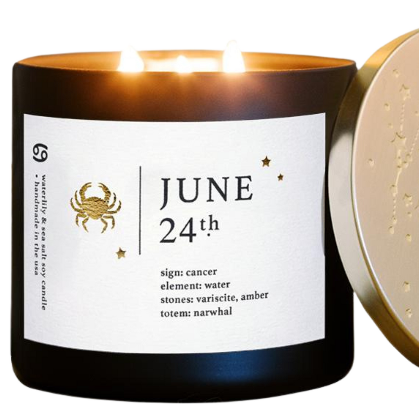 June Birthdate Zodiac Candles with Astrology Guidance