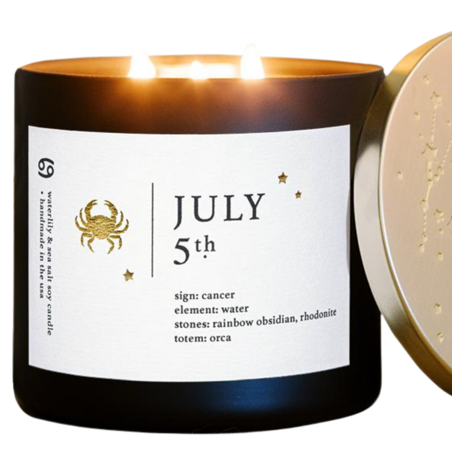 Personalized July Zodiac Candles For Healing Guidance