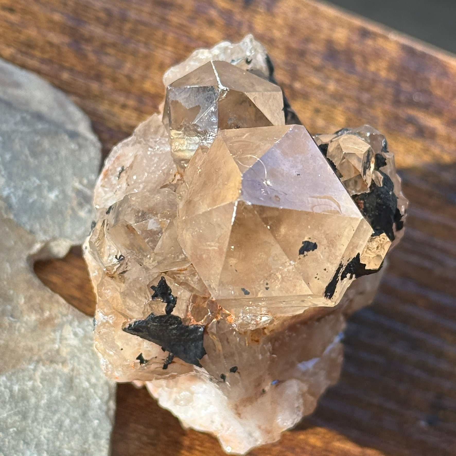 Kundalini Citrine Phaser Cluster Crystal for Healing