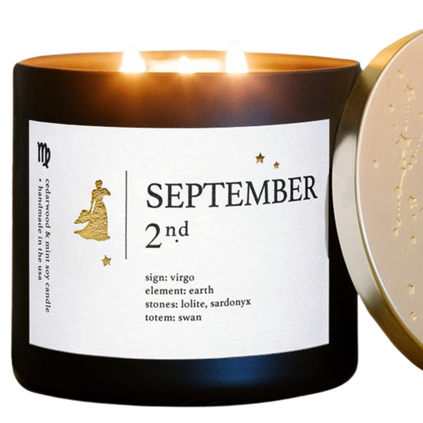 September Zodiac Birthdate Candles with Astrology Reading