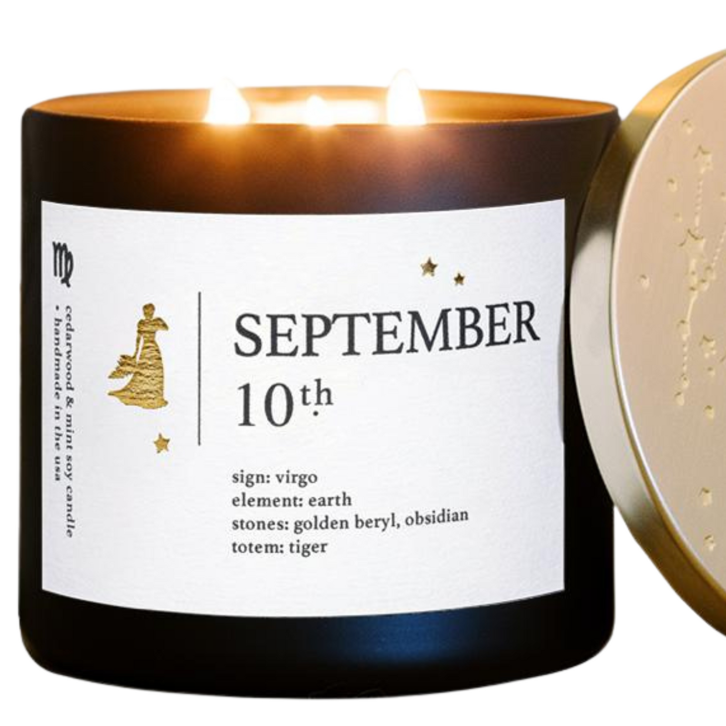 September Zodiac Birthdate Candles with Astrology Reading
