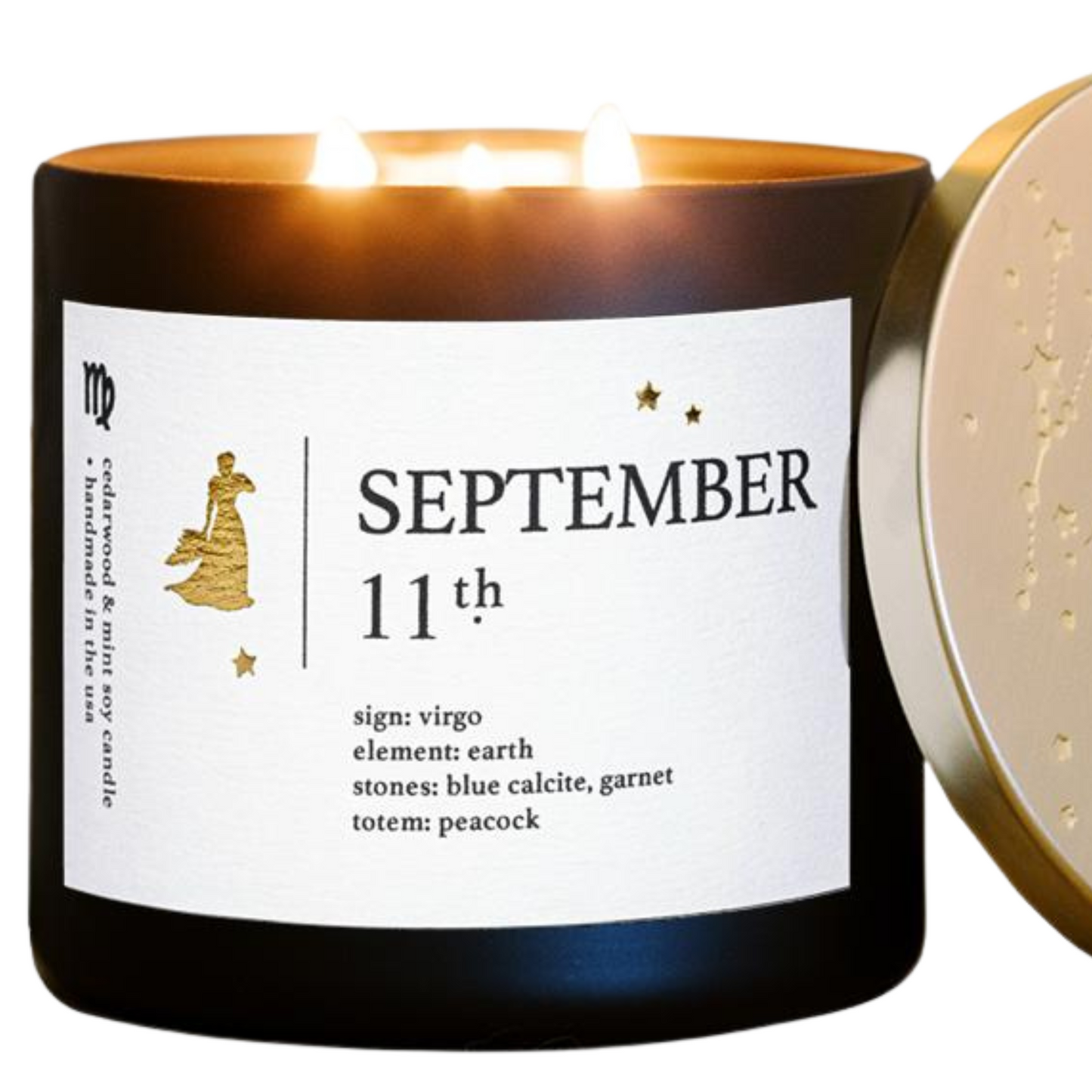 September Zodiac Birthdate Candles with Astrology Reading