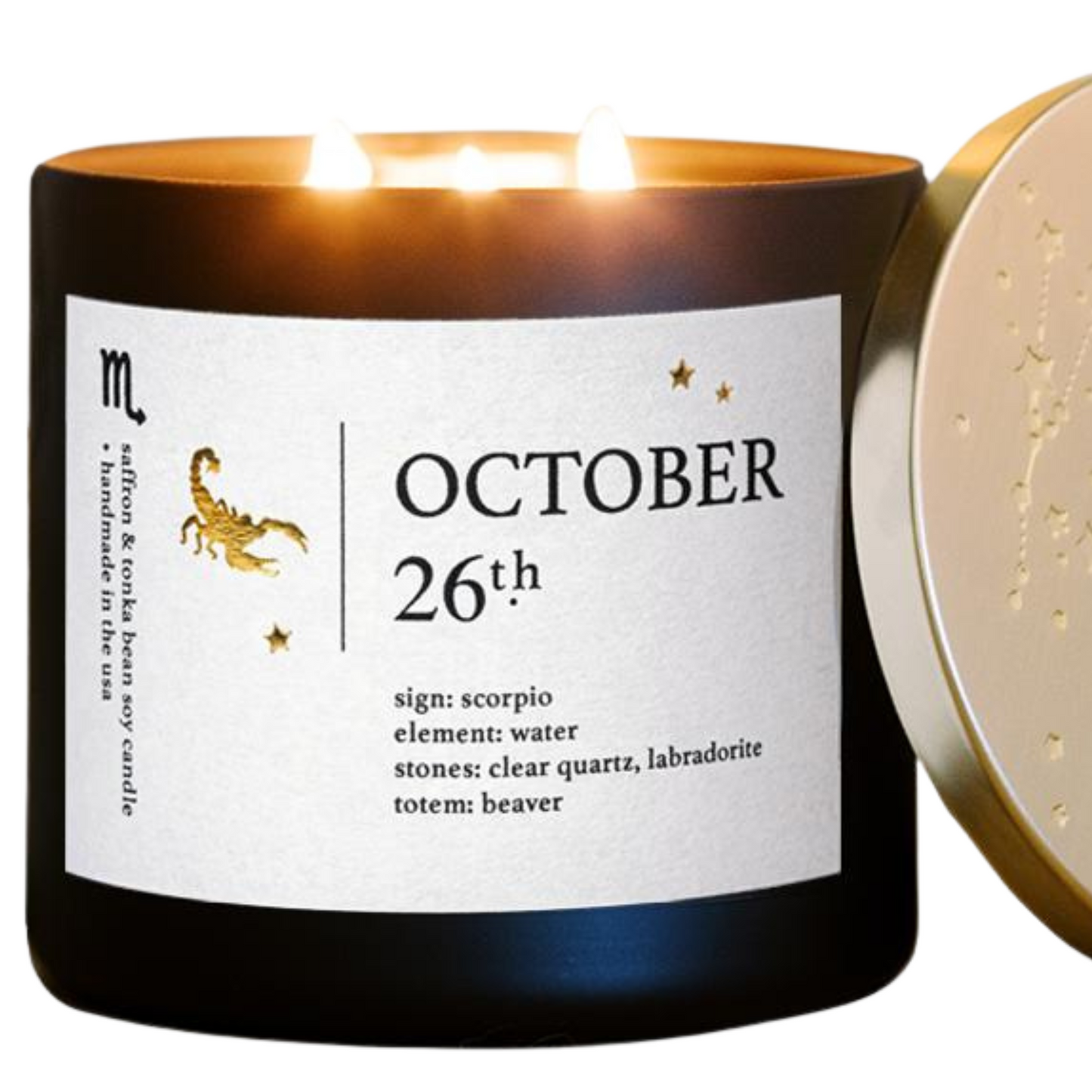 October Birthdate Zodiac Candles for Personal Growth