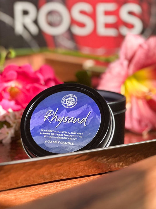 Rhysand Inspired Citrus Sea Jasmine Scented Candle