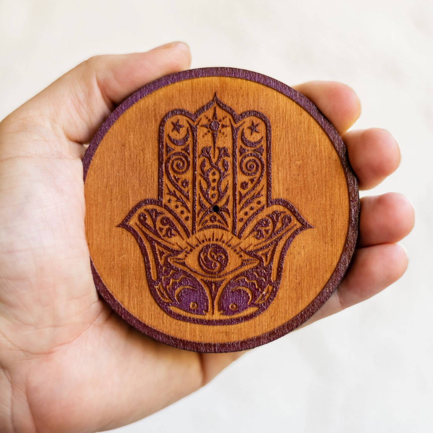 Mystical Hamsa Stick Incense Burner For Protection
