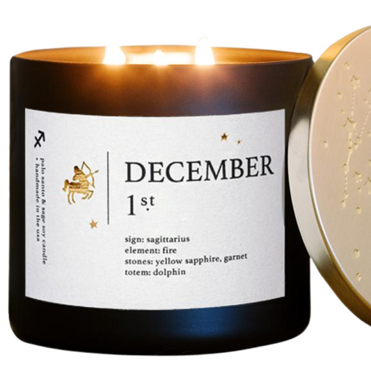 Astrology Zodiac Candles For December Birthdates