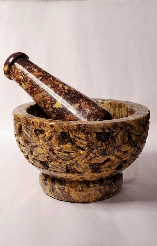 Soapstone Mortar and Pestle Set
