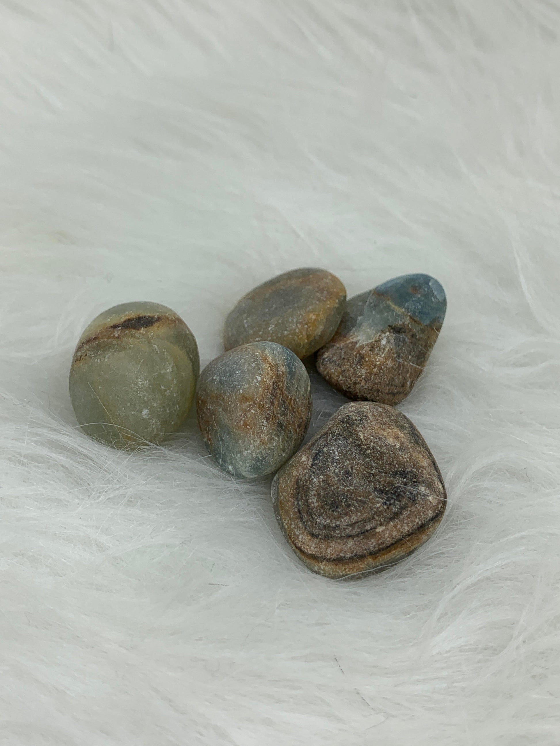 Onyx Blue Matte - Tumbled