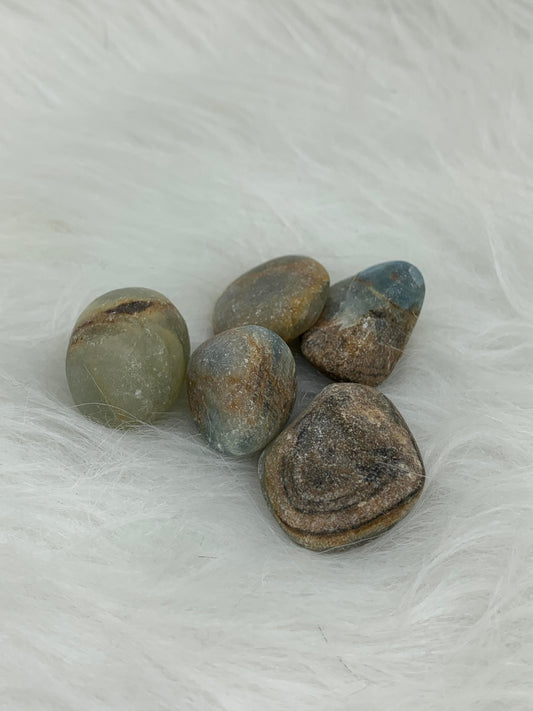 Onyx Blue Matte - Tumbled