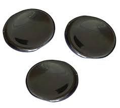 Black Agate Worry Stone