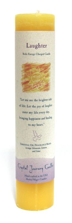 Laughter Reiki Pillar Candle