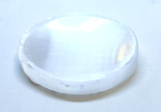 Selenite Worry Stone
