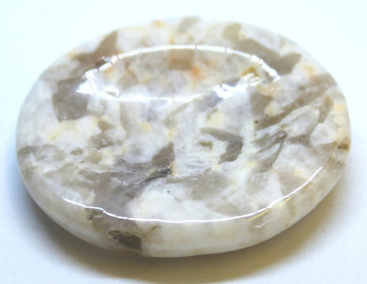 Peach Moonstone Worry Stone