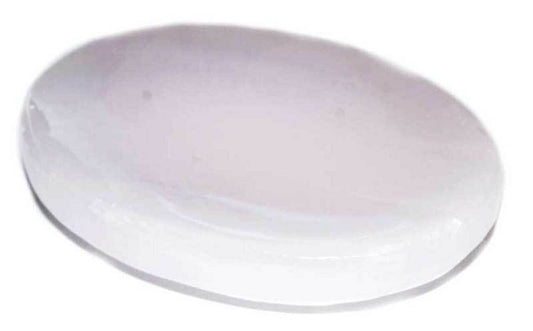 Dk Pink Calcite Worry Stone