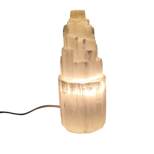 Selenite Lamp - Skyscraper (Medium)