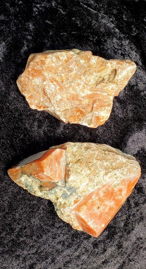 Orange Apatite Cluster Medium