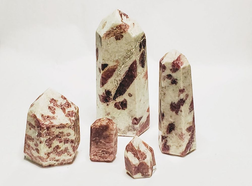 Pink Tourmaline Points Large