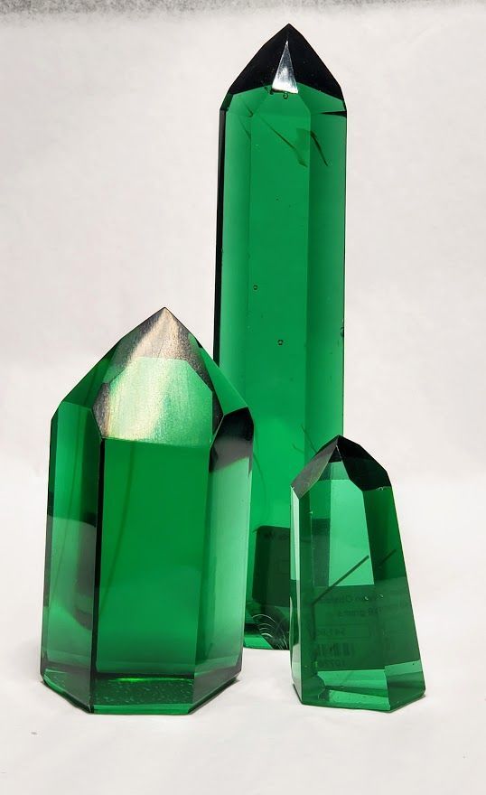 Green Obsidian Point - Large
