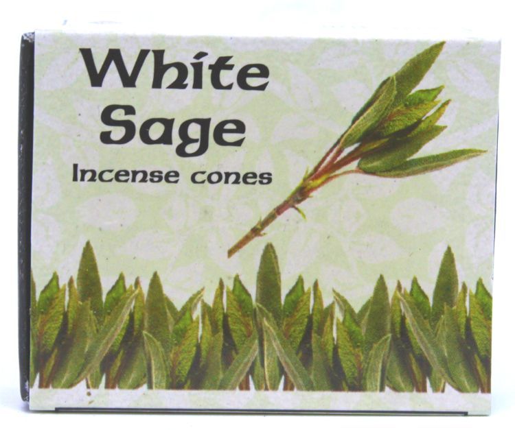 Kamini White Sage Cone