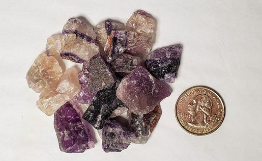 Rough Fluorite Chips 1oz