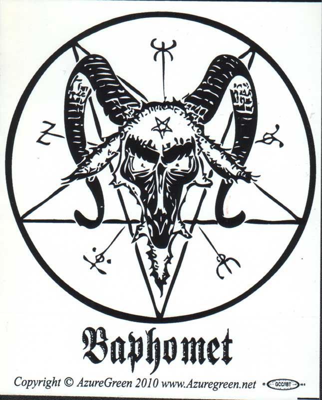Baphomet Bumper Sticker
