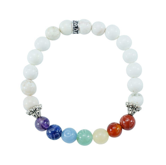 Howlite Chakra Bracelet