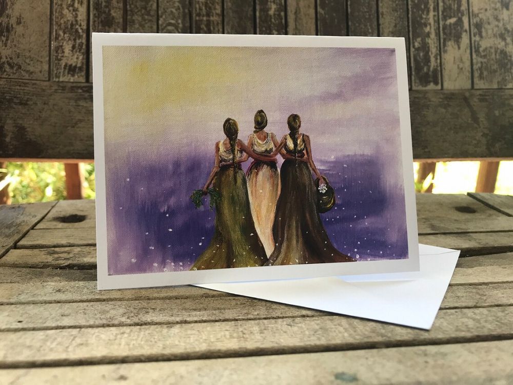 Greeting Card - Sisters