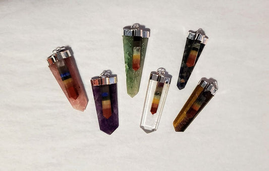 552 Chakra on Wand Necklace