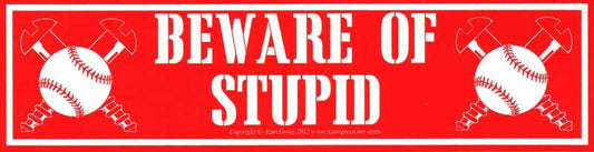 Beware of Stupid