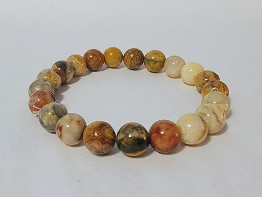 Crazy Lace Agate Bracelet