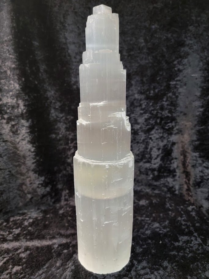 Selenite Lamp - Skyscraper (X-Large)