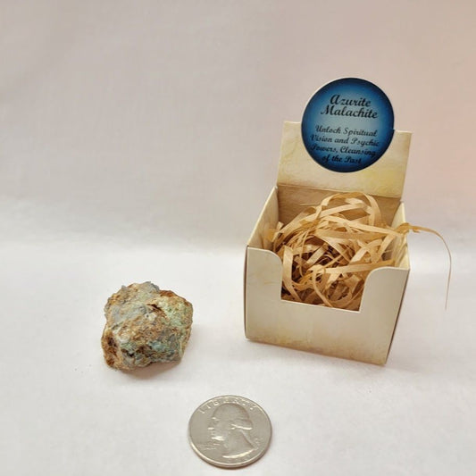 Azurite/Malachite Rough Gift Bx