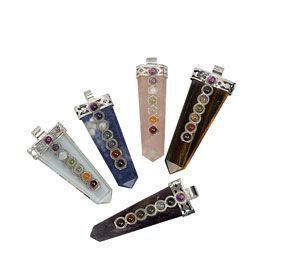 551 Chakra on Assorted Gemstone Necklace
