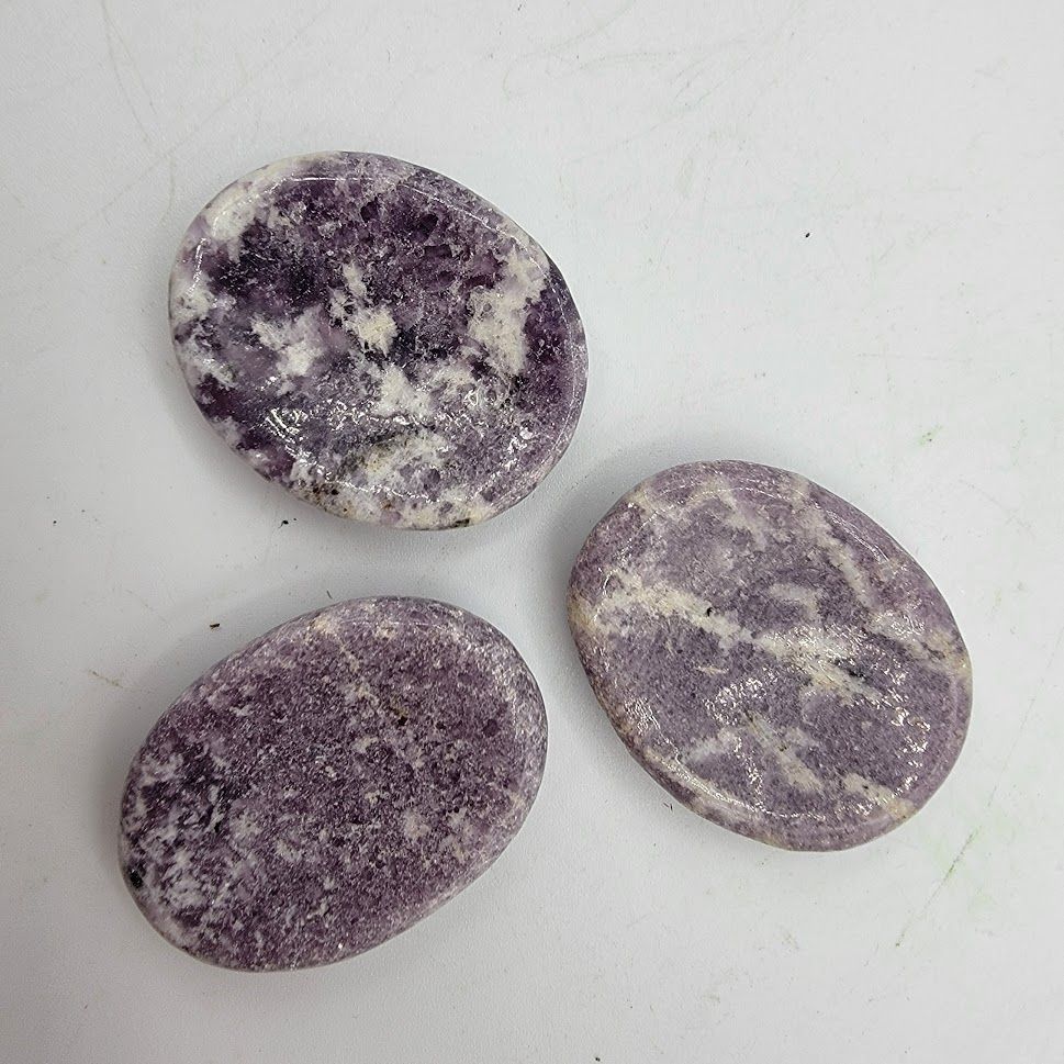 Lepidolite Worry Stone