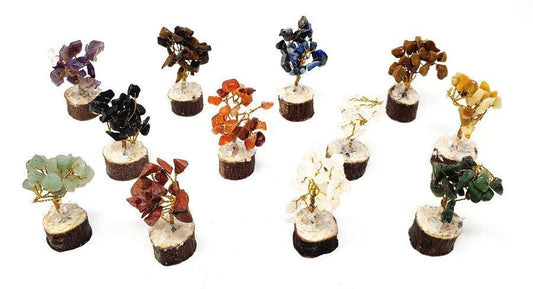 Ass't Gemstone Tree 2-2.5" tall