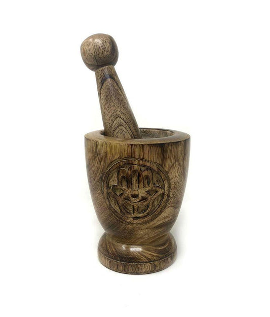 Wooden M&P Hamsa