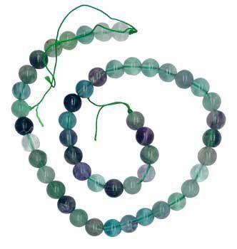 6mm Rainbow Fluorite Beads 6pk