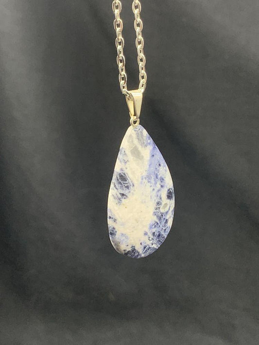 Sodalite Drop Necklace