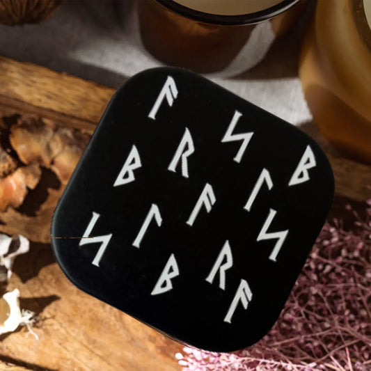 Handmade Idunn's Apple Rune Candle - Apple Cinnamon Scent