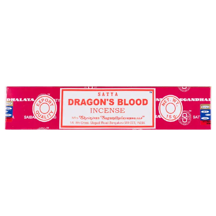Satya Dragon's Blood Aromatherapy Incense for Healing