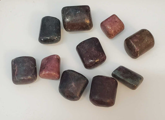 Authentic Ruby In Blue Kyanite Tumbled Healing Stone